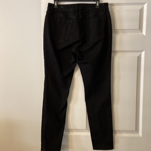 Loft Outlet Black Jeans size 10 curvy skinny excellent condition inseam 30 - Picture 5 of 8